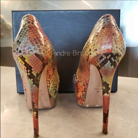 Alexandre Birman Multi Python Heels Size 38 - Picture 4 of 16